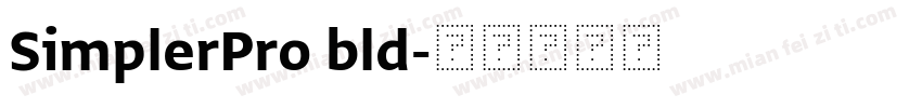 SimplerPro bld字体转换